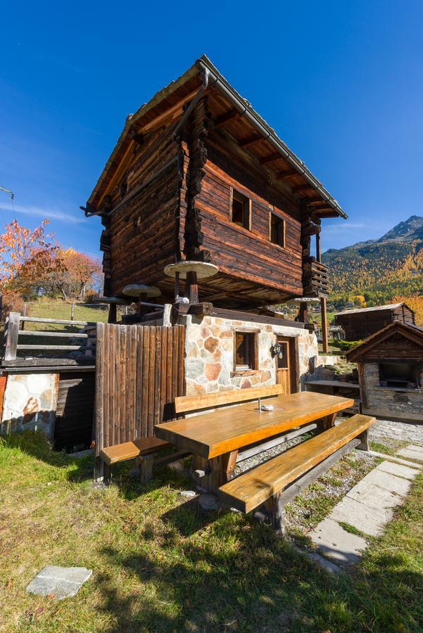 Korn-Stadel Arida Prata "Natur Pur" Grächen Extérieur photo