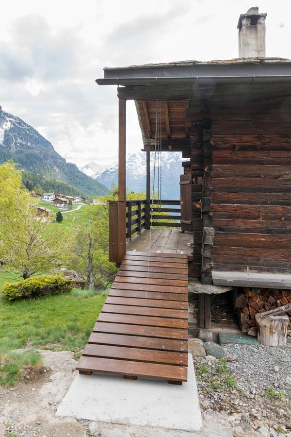 Korn-Stadel Arida Prata "Natur Pur" Grächen Extérieur photo