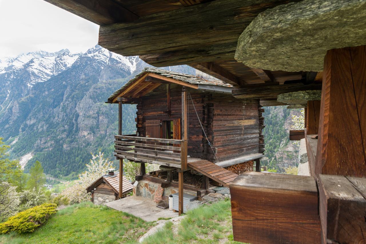 Korn-Stadel Arida Prata "Natur Pur" Grächen Extérieur photo
